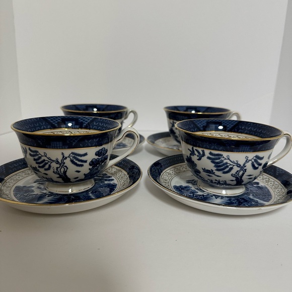 Vintage 1945-52 Occupied Japan Tea Cup & Saucer Sets Ironstone Ware - Picture 1 of 8